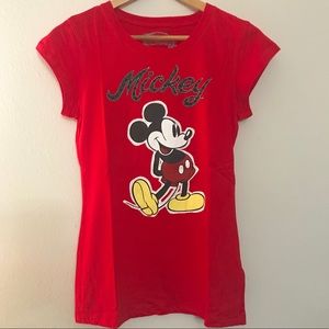 NEW Rhinestone Disney Mickey Mouse T-Shirt